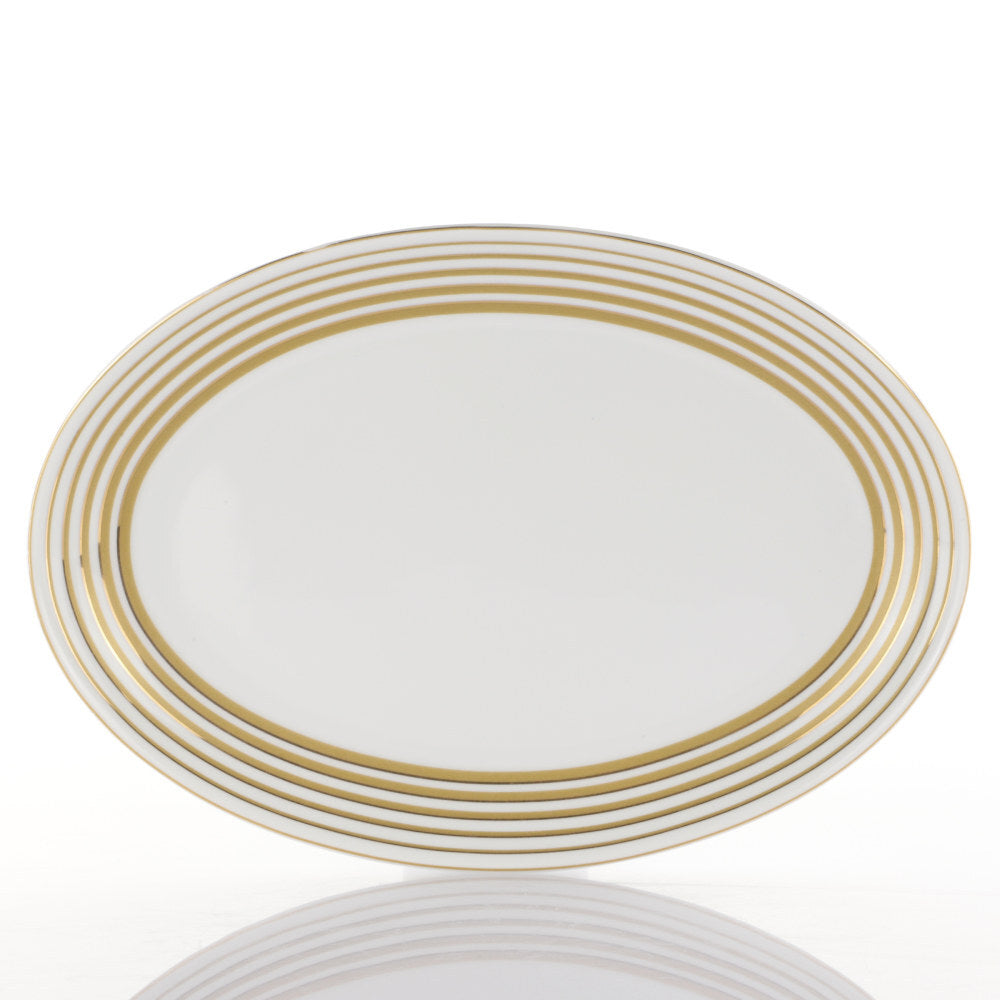 Oval Plate Alba - Vintage Gold (700732170)