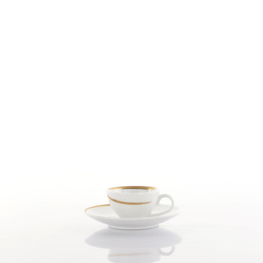 Set of 2 Coffee Cup Shiro - Vintage Gold (700732204)