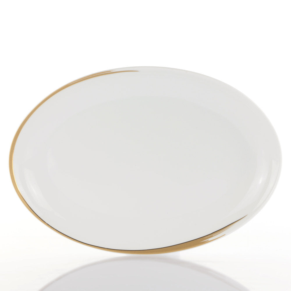 Oval Plate Shiro - Vintage Gold (700732210)