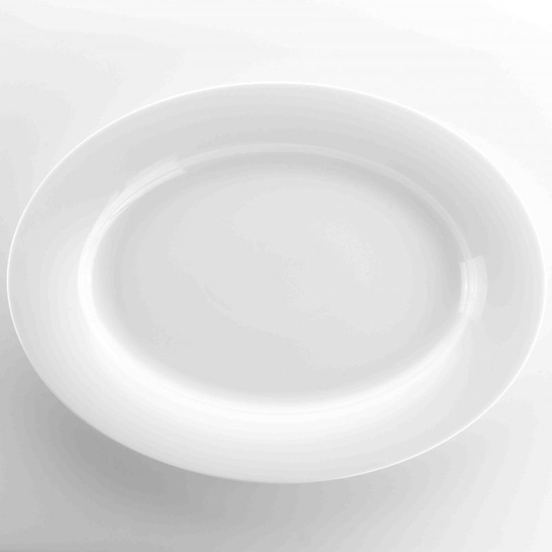 Oval Plate White - Plus (880001757)