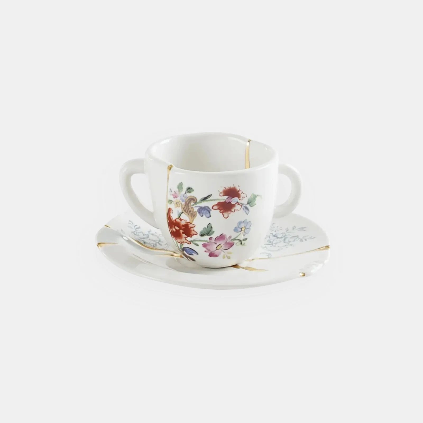 Kintsugi Coffee Cup & Saucer