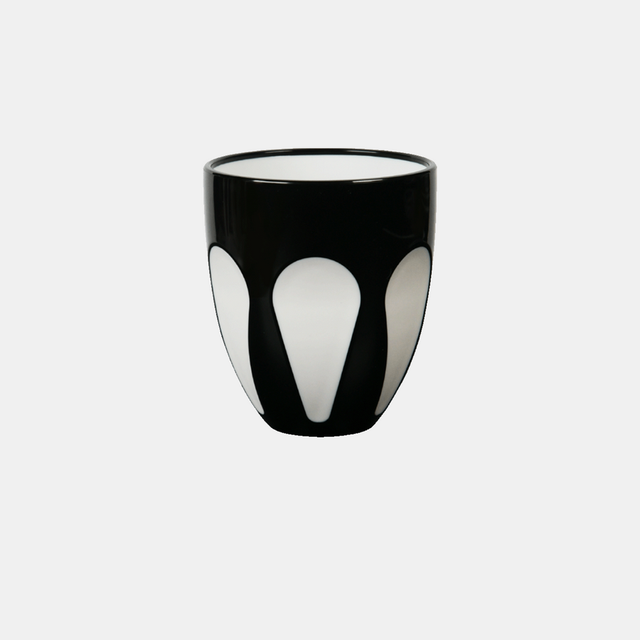 Aqua Bi-Color Acrylic Water Glass Amprio Milano