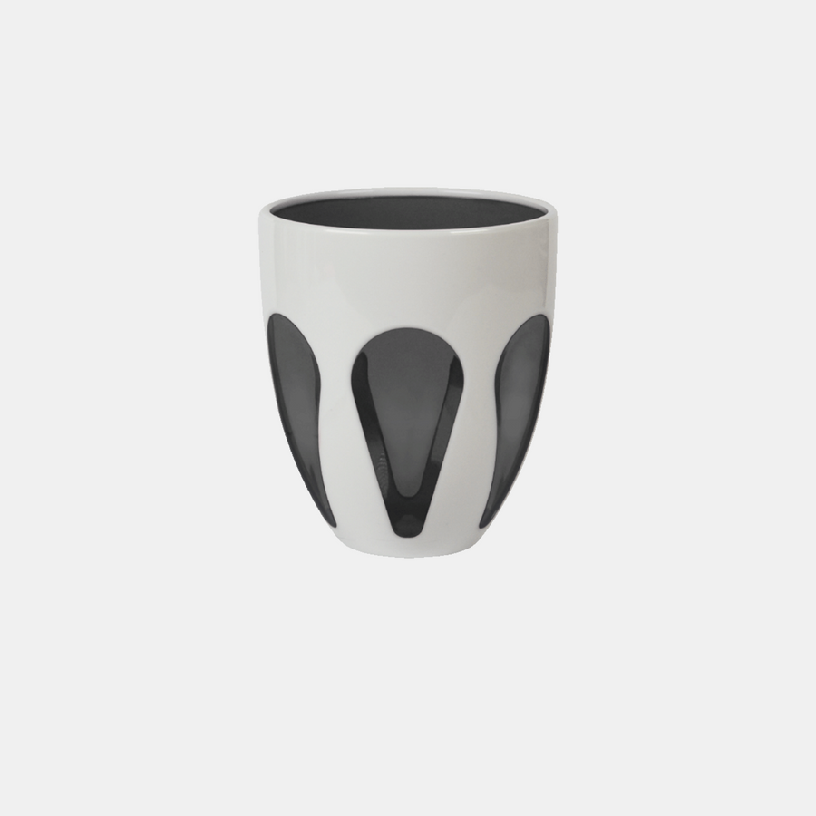 Aqua Bi-Color Acrylic Water Glass Amprio Milano