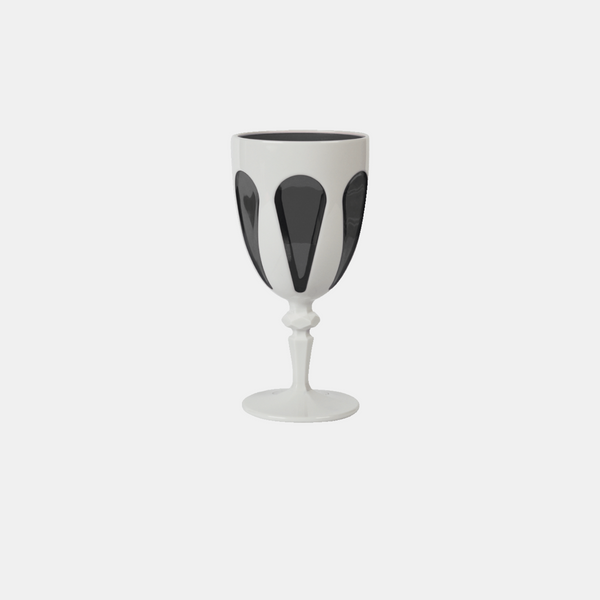 Aqua Bi-Color Acrylic Wine Glass