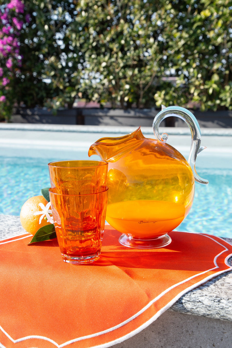 Acrylic Pitcher - Aqua - Amprio Milano