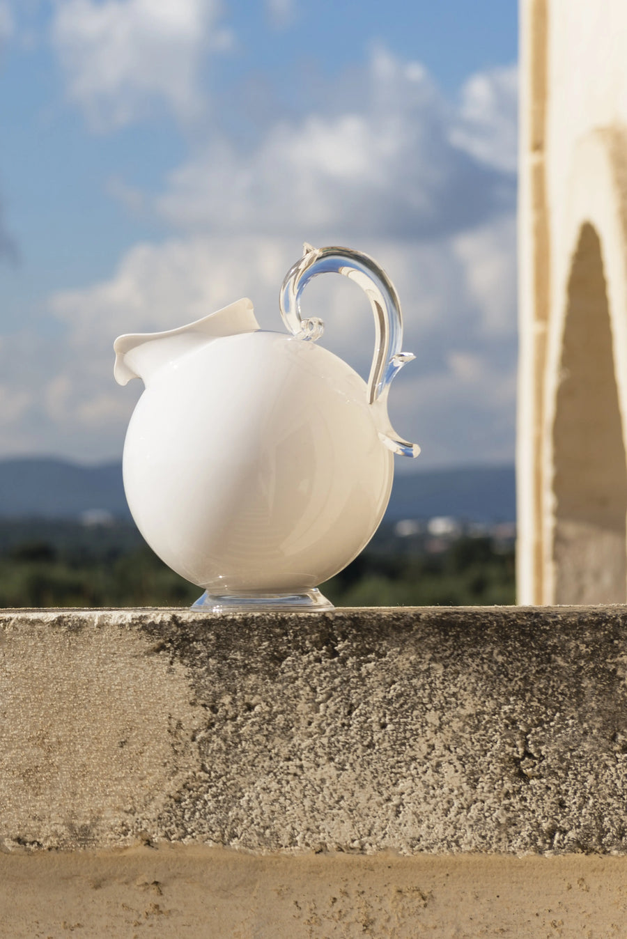 Acrylic Pitcher - Aqua - Amprio Milano