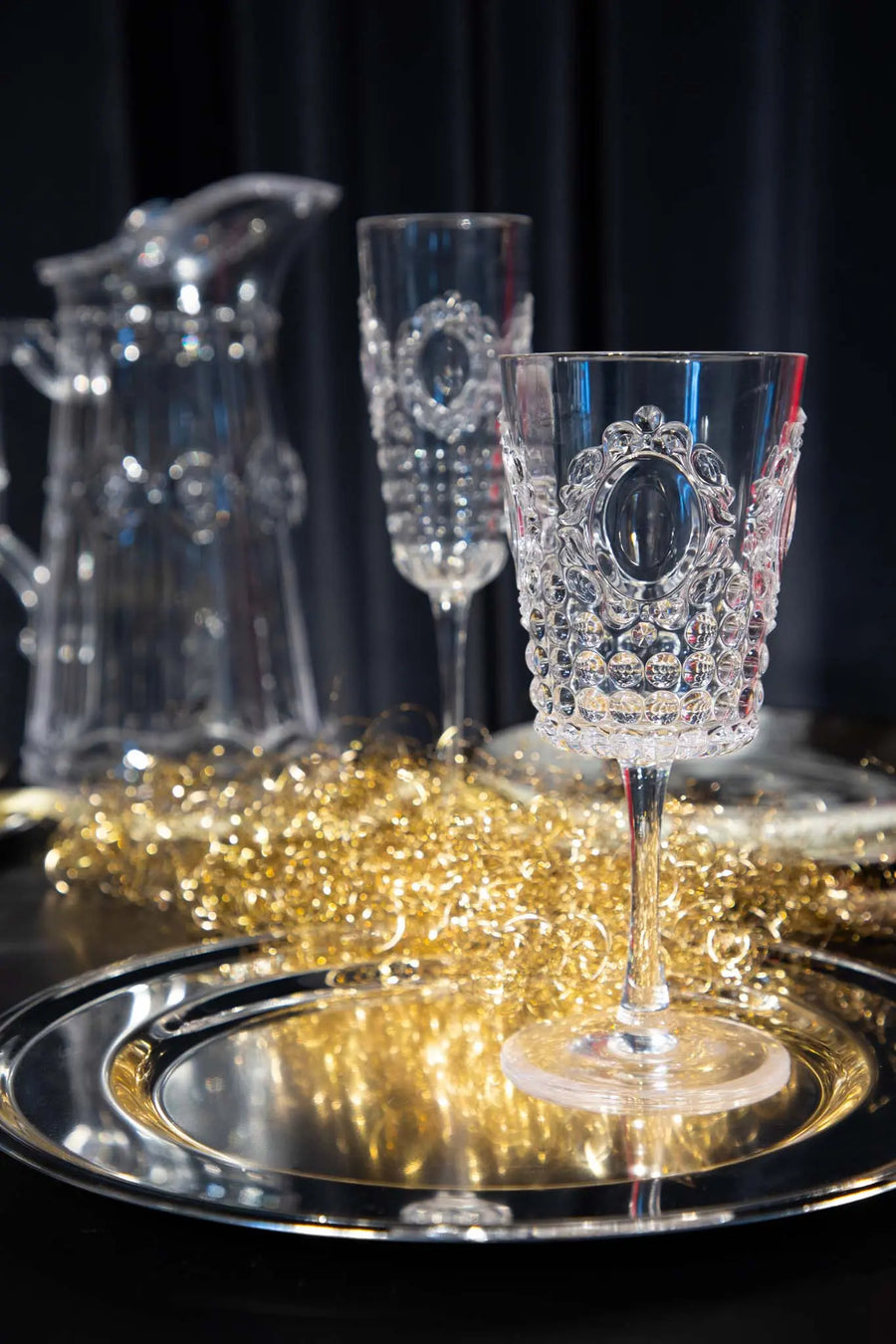 Acrylic Wine Glass - Baroque & Rock - Amprio Milano