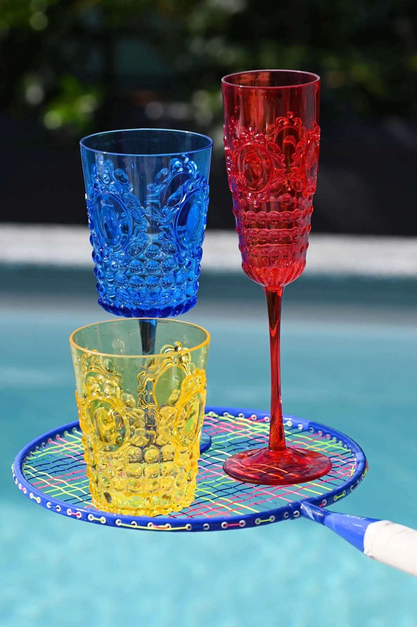 Anniversary Set 6 Acrylic Champagne Flute - Baroque & Rock - Amprio Milano