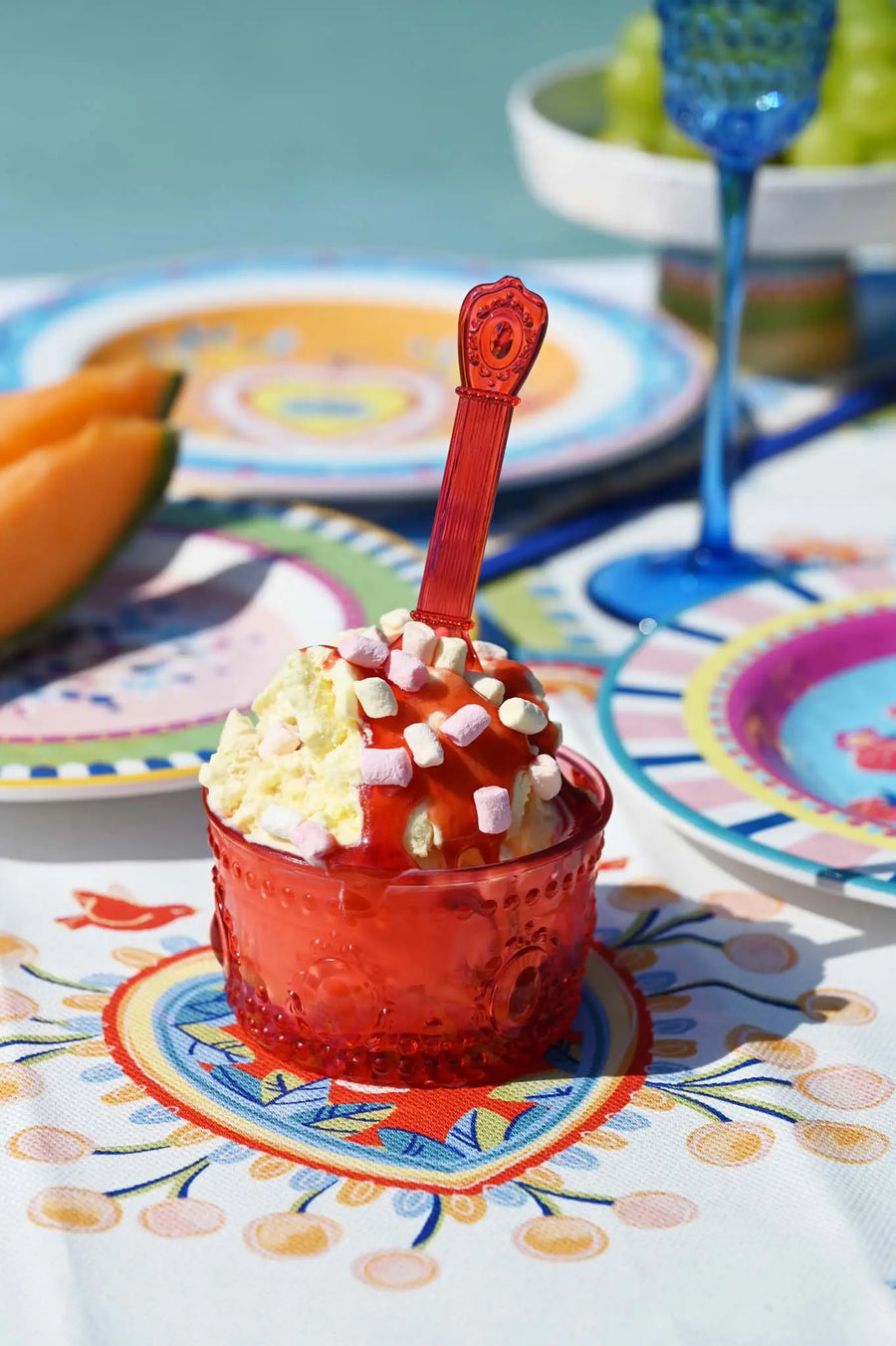 Anniversary Set 6 Acrylic Ice Cream Bowls - Baroque & Rock - Amprio Milano