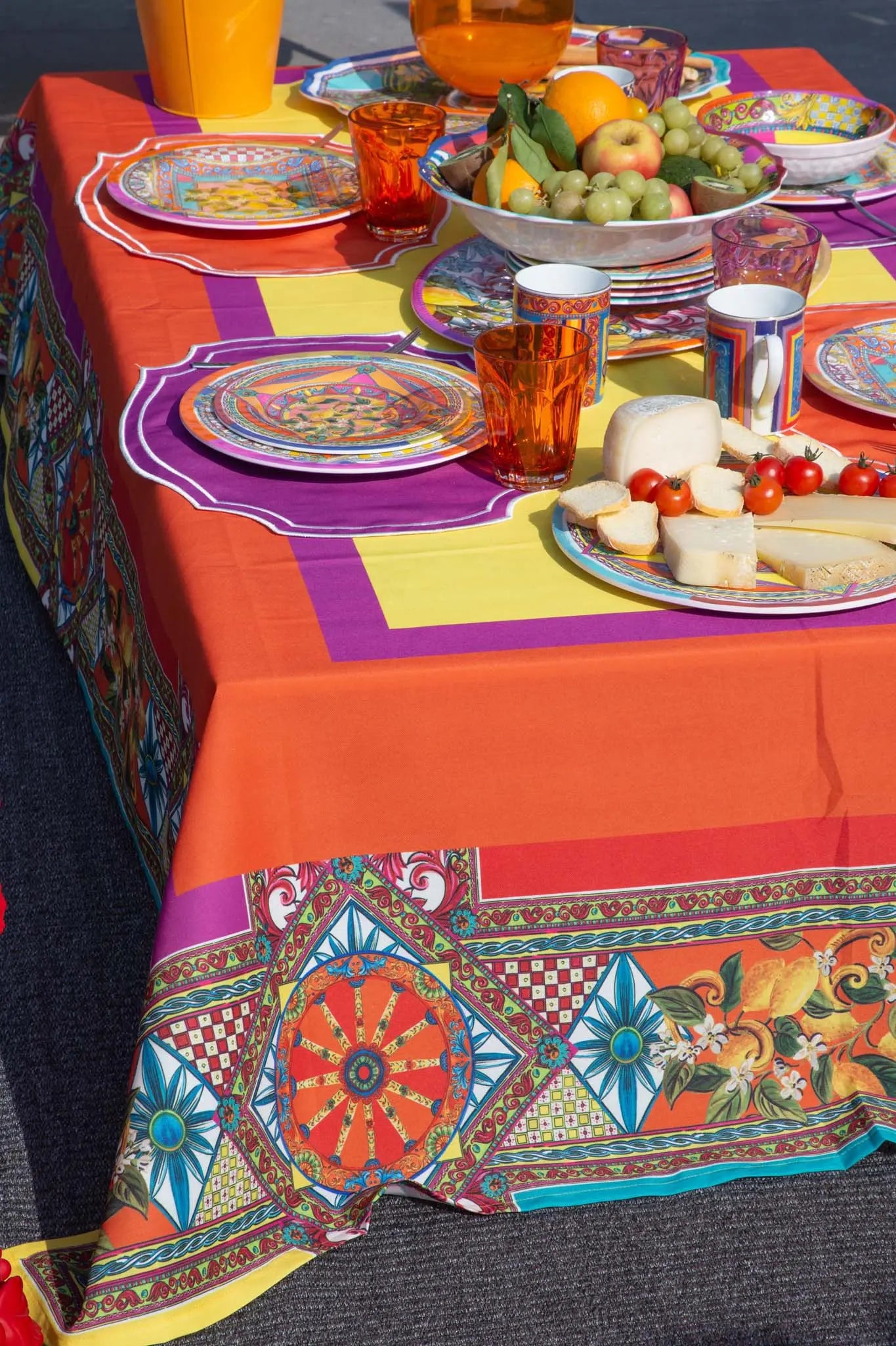 Antistain Cotton Tablecloth Big – Ortigia – Amprio Milano