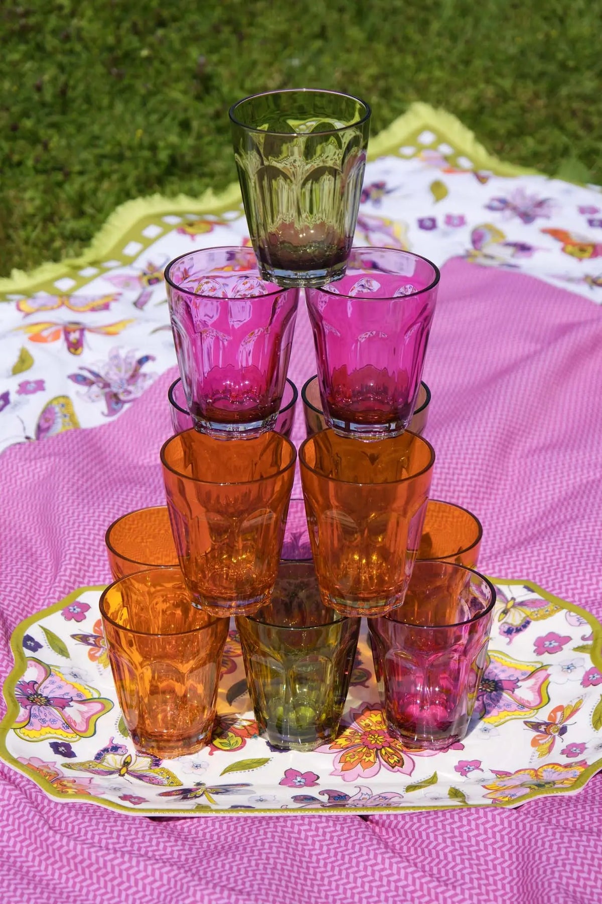 Set of 6 Aqua Water Glass – Amprio Milano