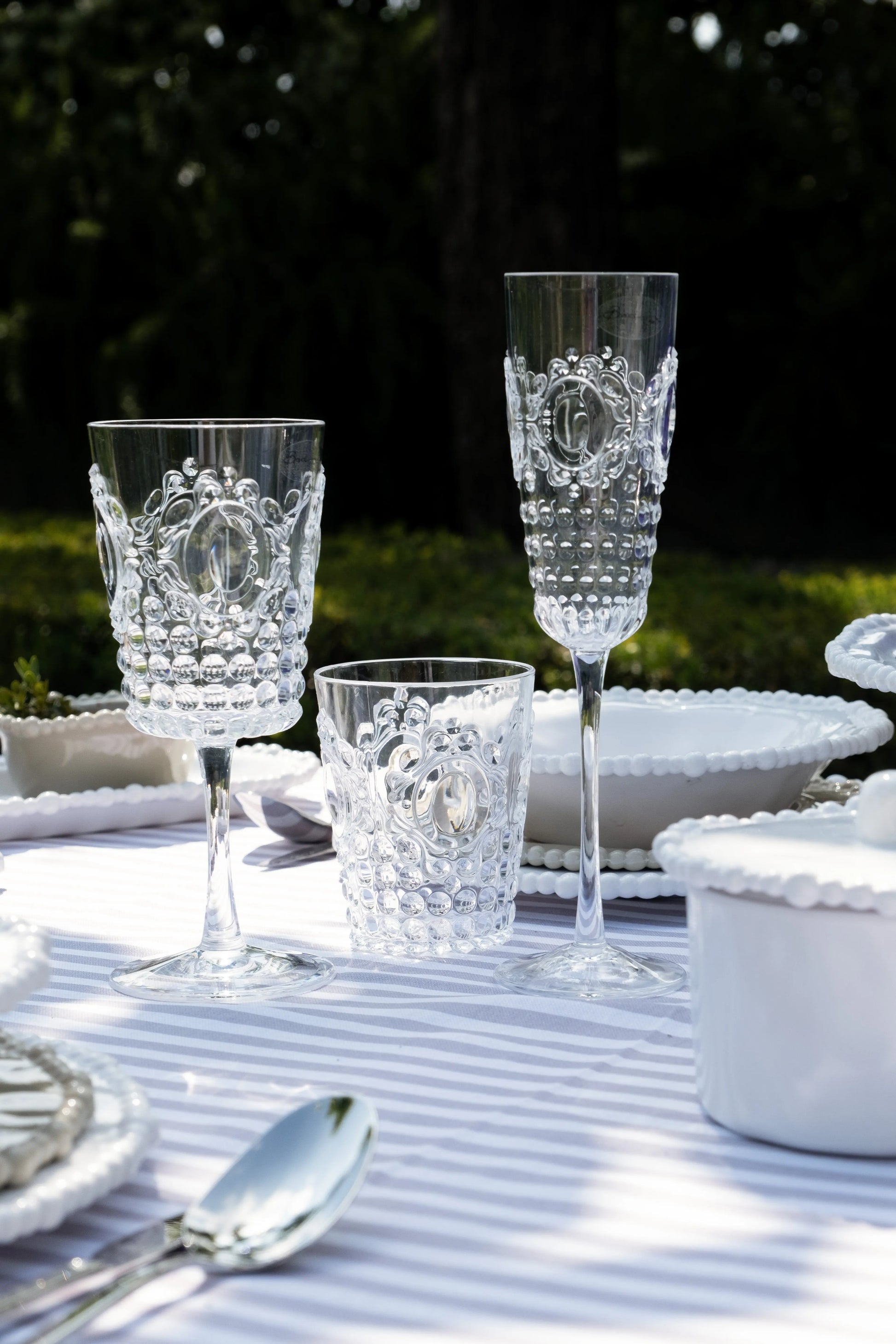 Acrylic Water Glass - Baroque & Rock - Amprio Milano