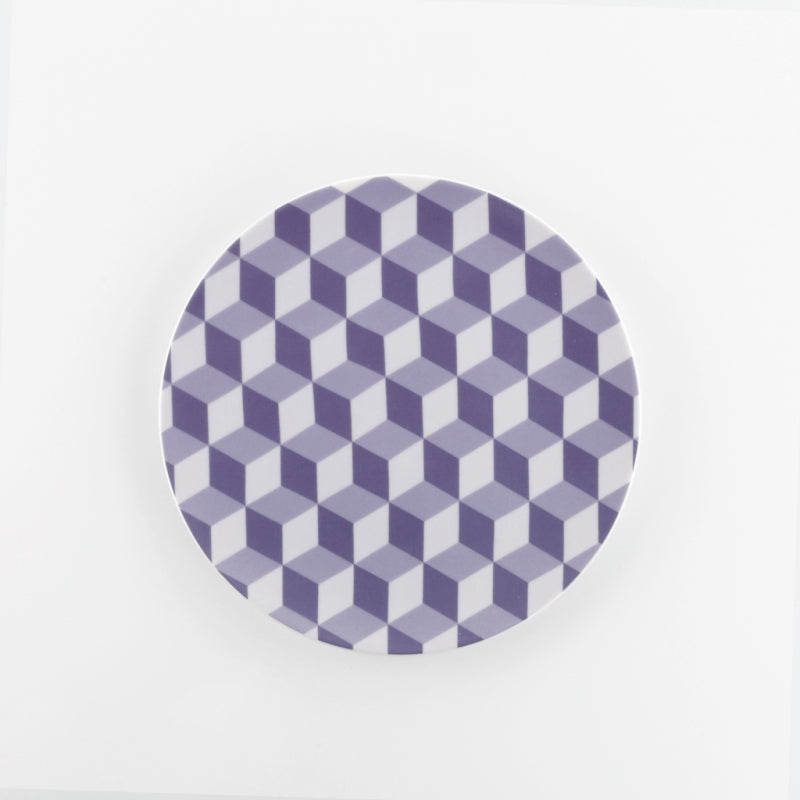 Set of 4 Dinner Plate Cube - Wallpaper (CA0001001)