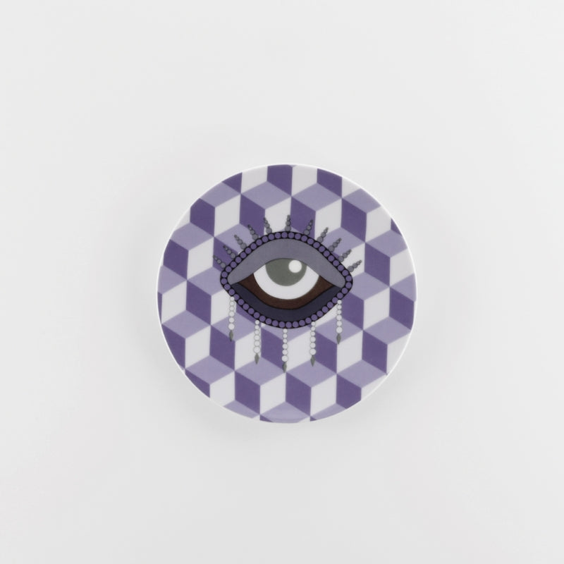 Set of 4 Bread Plate Cube - Wallpaper (CA0001002)
