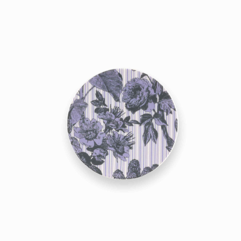 Set of 4 Bread Plate Floris - Wallpaper (CA0001012)