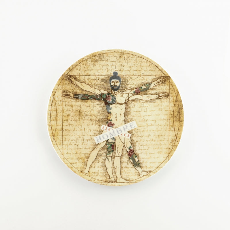 Set of 4 Dinner Plate Hombre - Wallpaper (CA0001031)