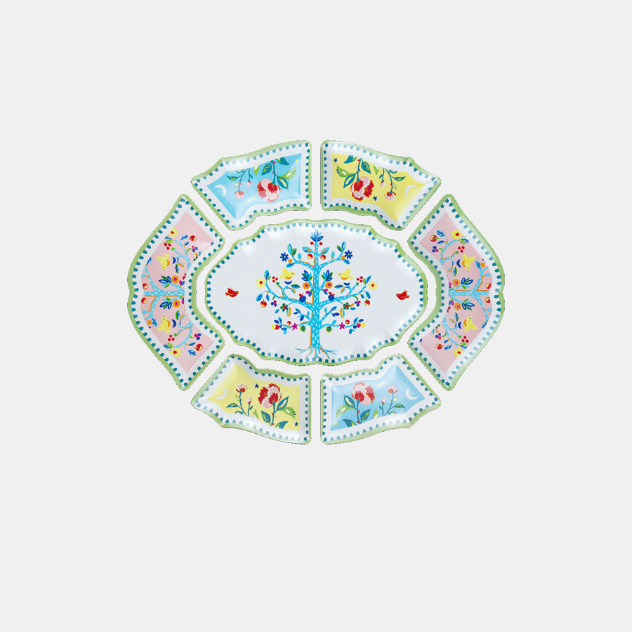 Melamine Appetizers 7 Pieces - Mamma Mia Amprio Milano