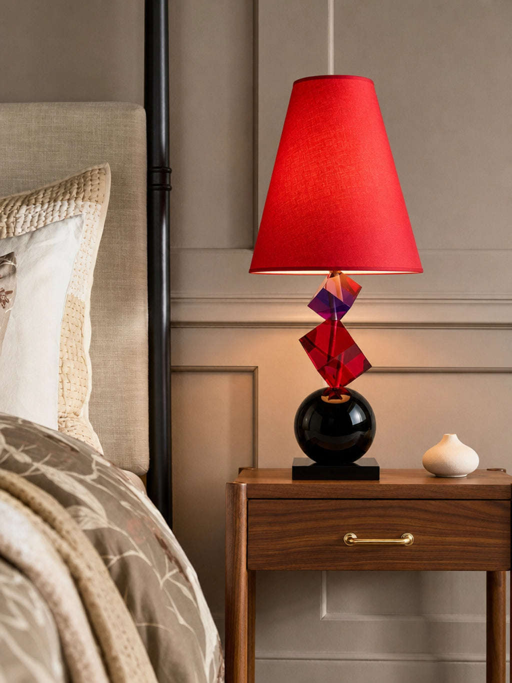 Mia Rosso Lamp - Charlottina in interior