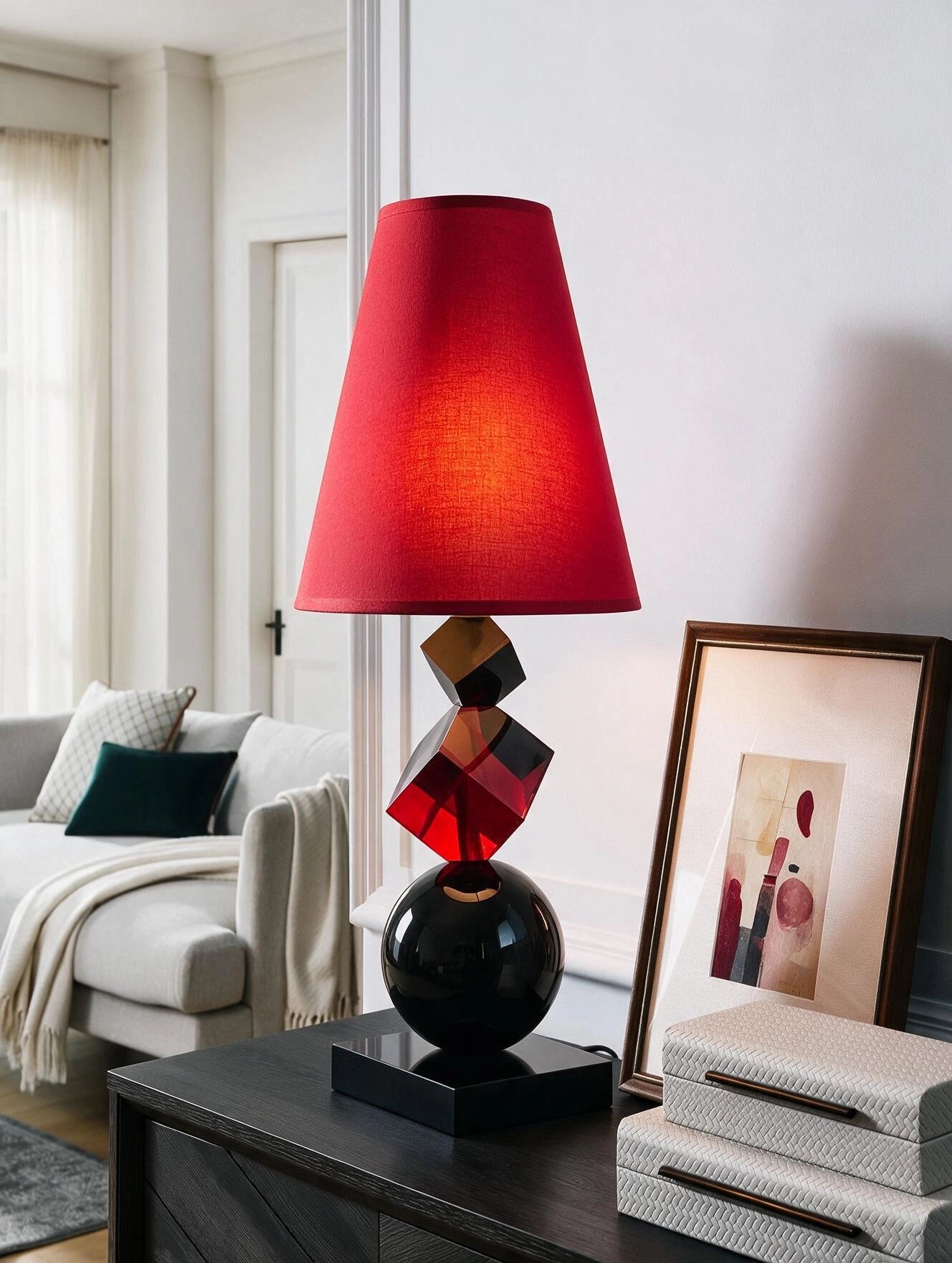 Mia Mignon Rubino Lamp - Charlottina in interior