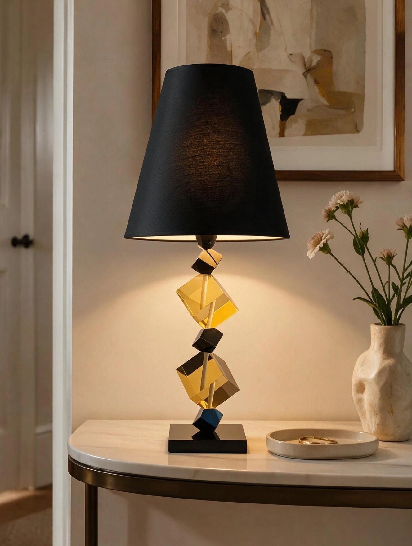 Sakura Fumé Lamp - Charlottina in interior