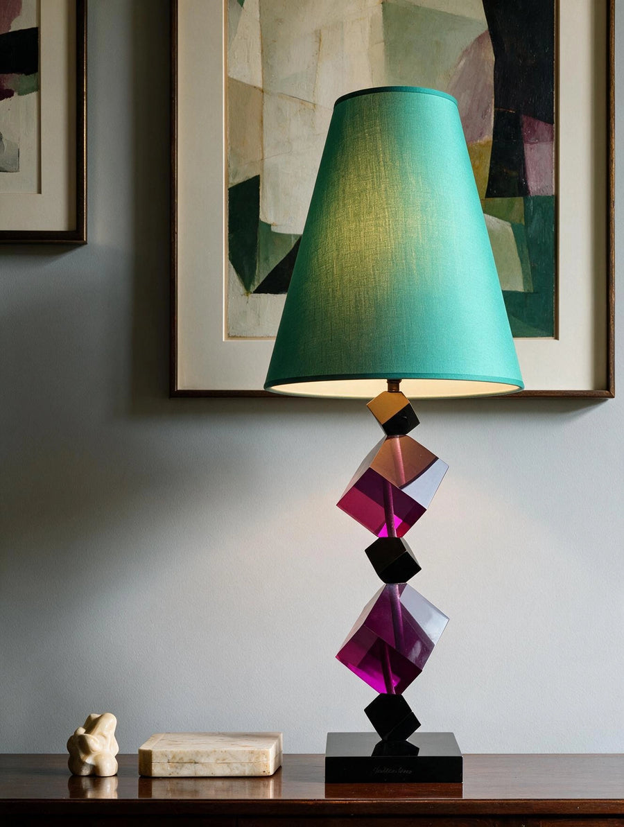 Sakura Verde Lamp - Charlottina in interior