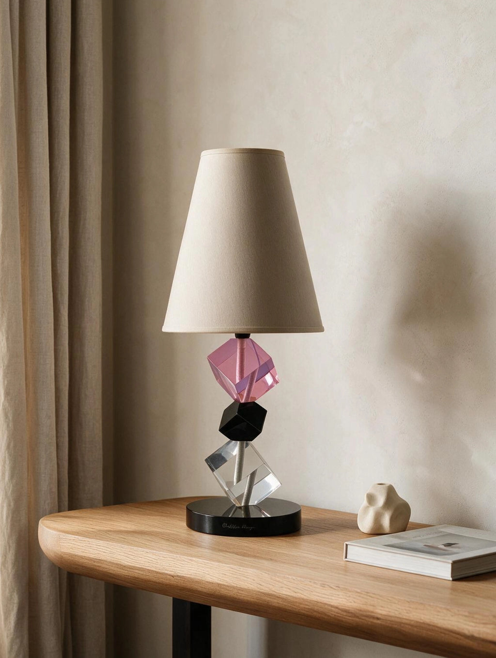 Sakura Mignon Fumé Lamp - Charlottina in interior