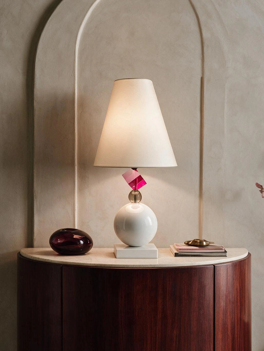 Sophie Bianco Lamp - Charlottina in interior