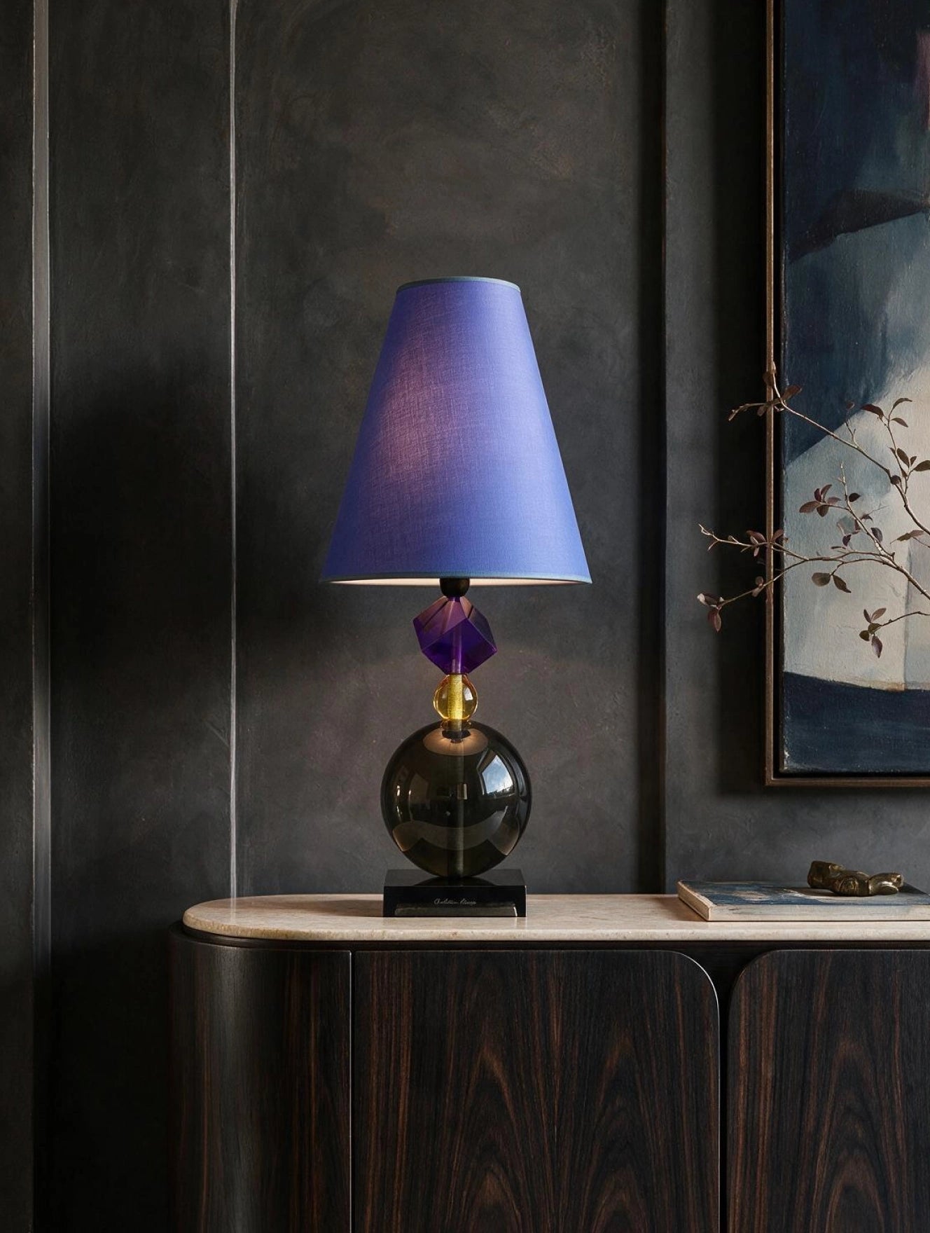 Sophie Blu Lamp - Charlottina in interior