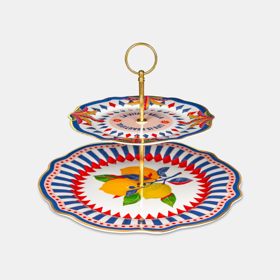 Cake Stand 2 Tiers - Dolce Vita