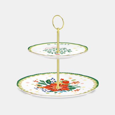 حامل كيك من طبقتين – ماما ميا عيد الميلاد