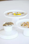 White / SMALL D 15 cm; H 5 cm