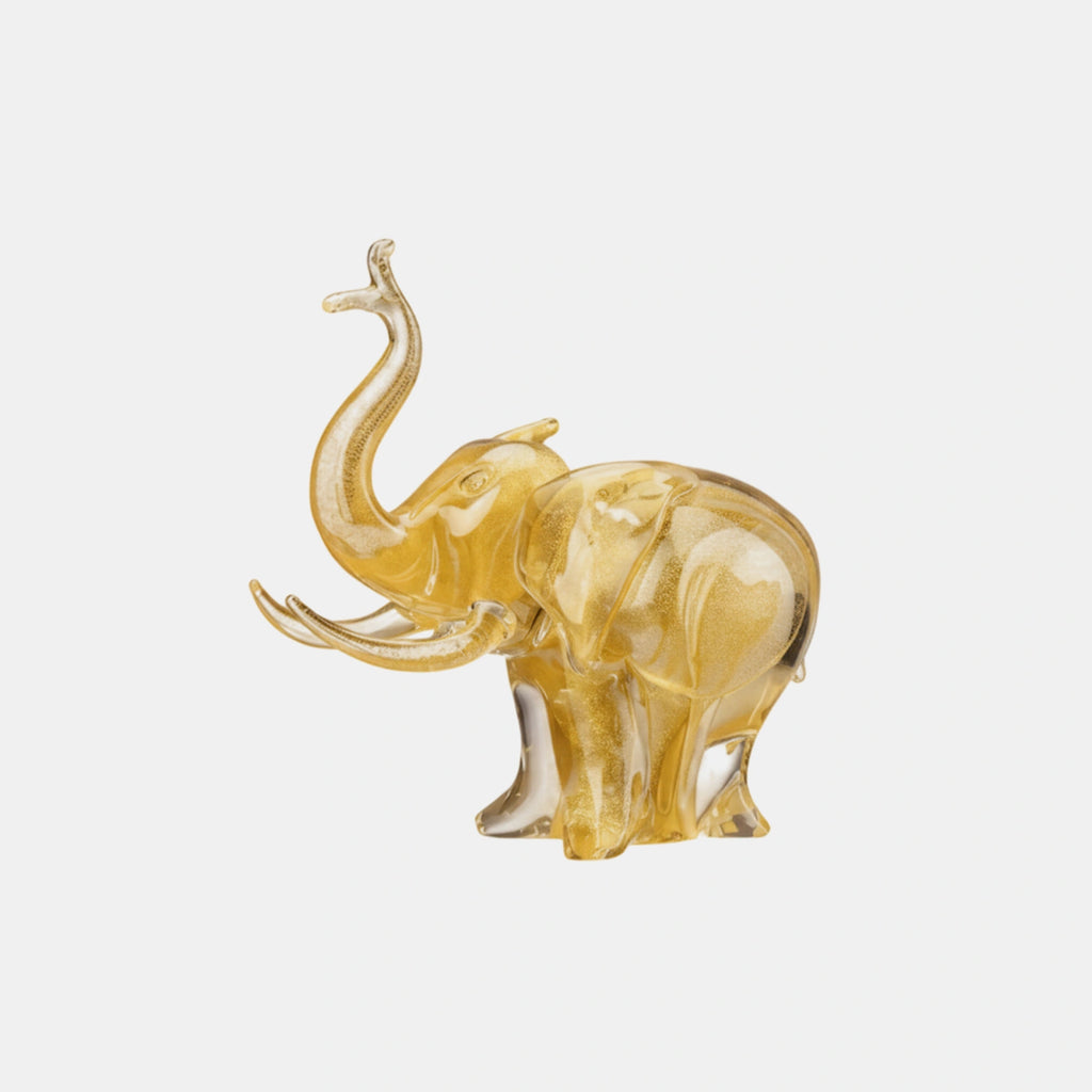 Elephant Clear & Gold – Earth Animals