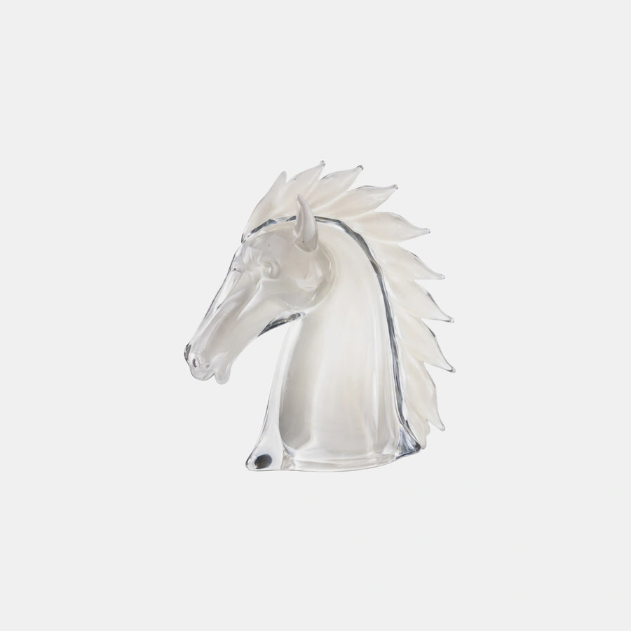 Horse’s Head Small White – Earth Animals