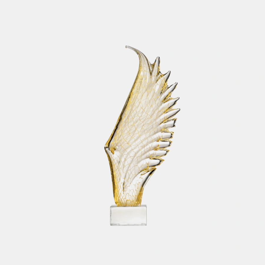 Wings Gold Right – Art Sculptures