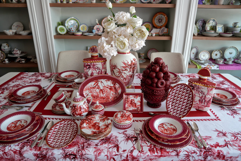 50 Pieces Dinner, Tea & Décor Set for 6 — Le Rouge