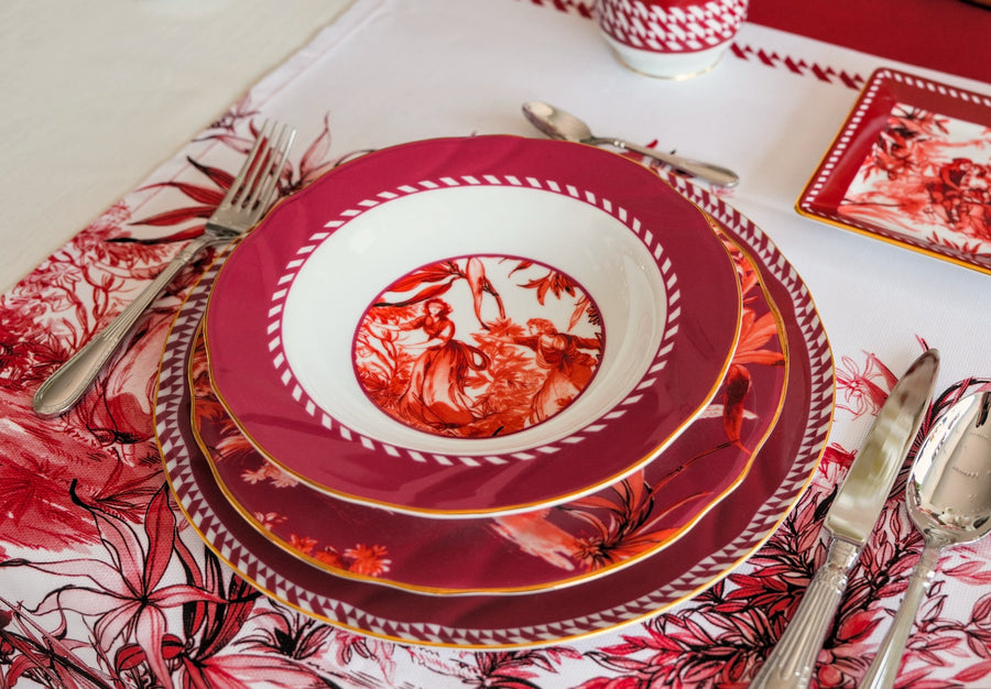 44-Piece Dinner & Tea Set for 6 — Le Rouge