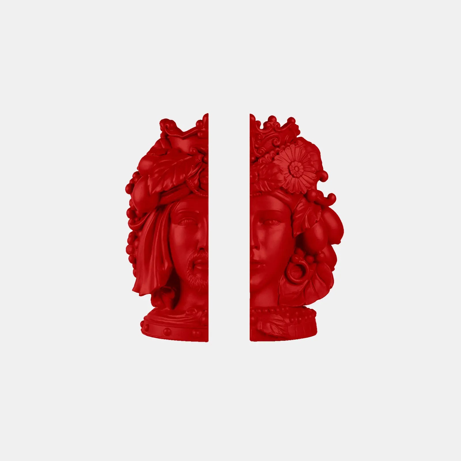 Double Face Bookend – Teste Matte – Amprio Milano