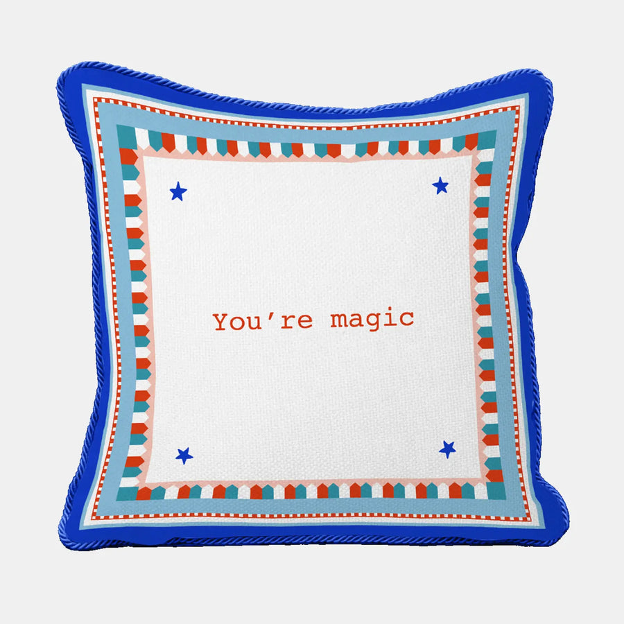 Embroidered Cushion - Mamma Mia Amprio Milano