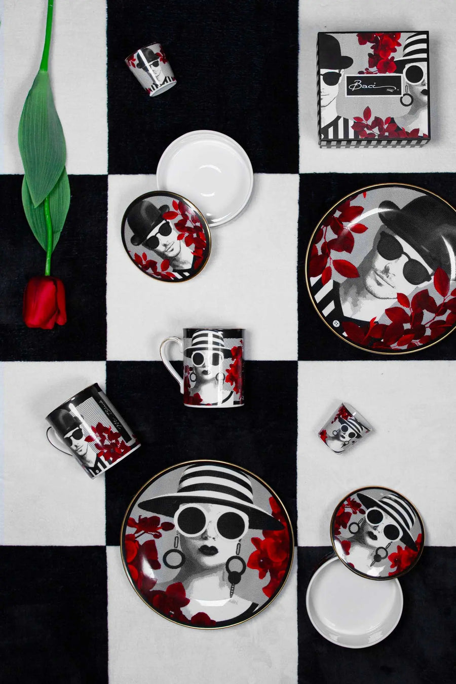 Espresso Cup Mrs. White - Gli inseparabili - Amprio Milano