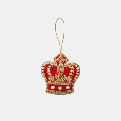 Fabric Hand Embroidery Ornaments Crown – IL Natale del Re – Amprio Milano