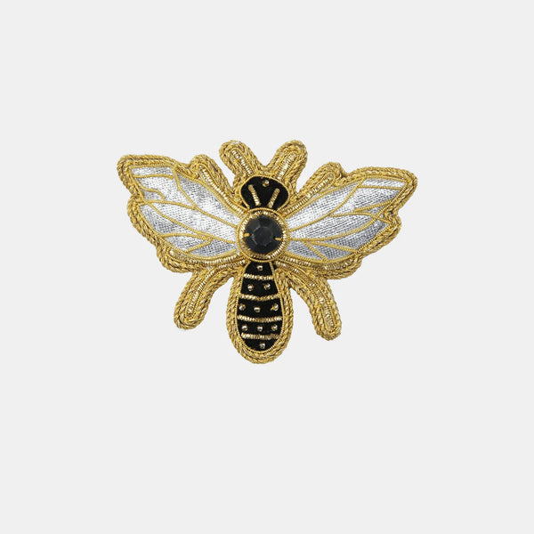 Hand Embroidery Napking Ring Bee – IL Natale del Re – Amprio Milano