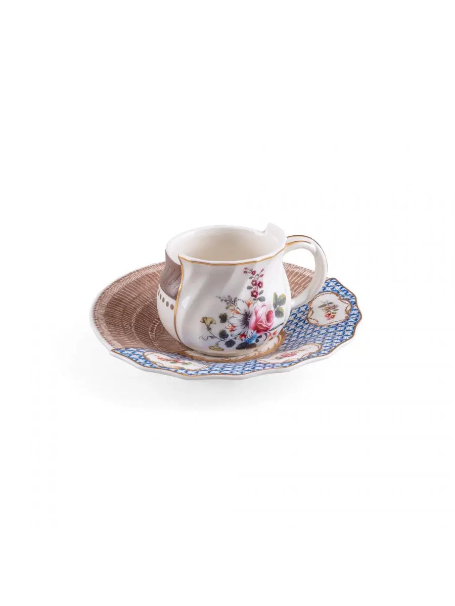 Hybrid New Era Coffee Cup With Saucer Djenne Seletti