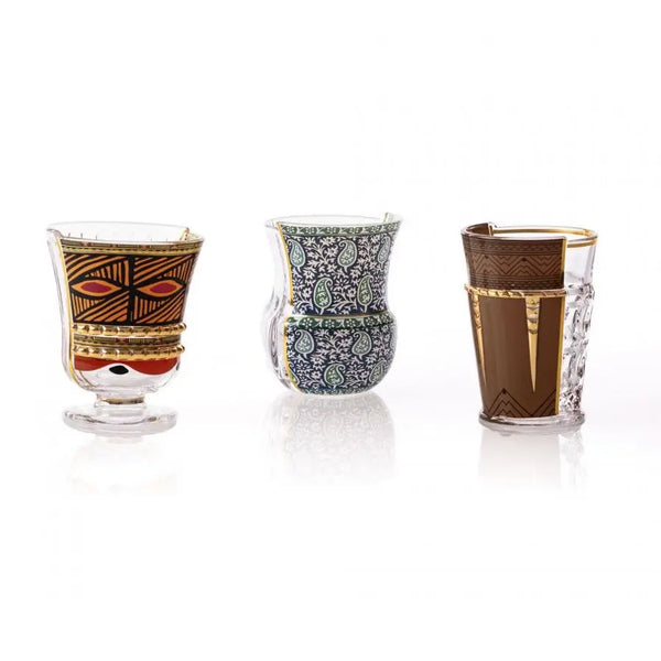 Hybrid New Era Set Of 3 Glasses Rodina Seletti