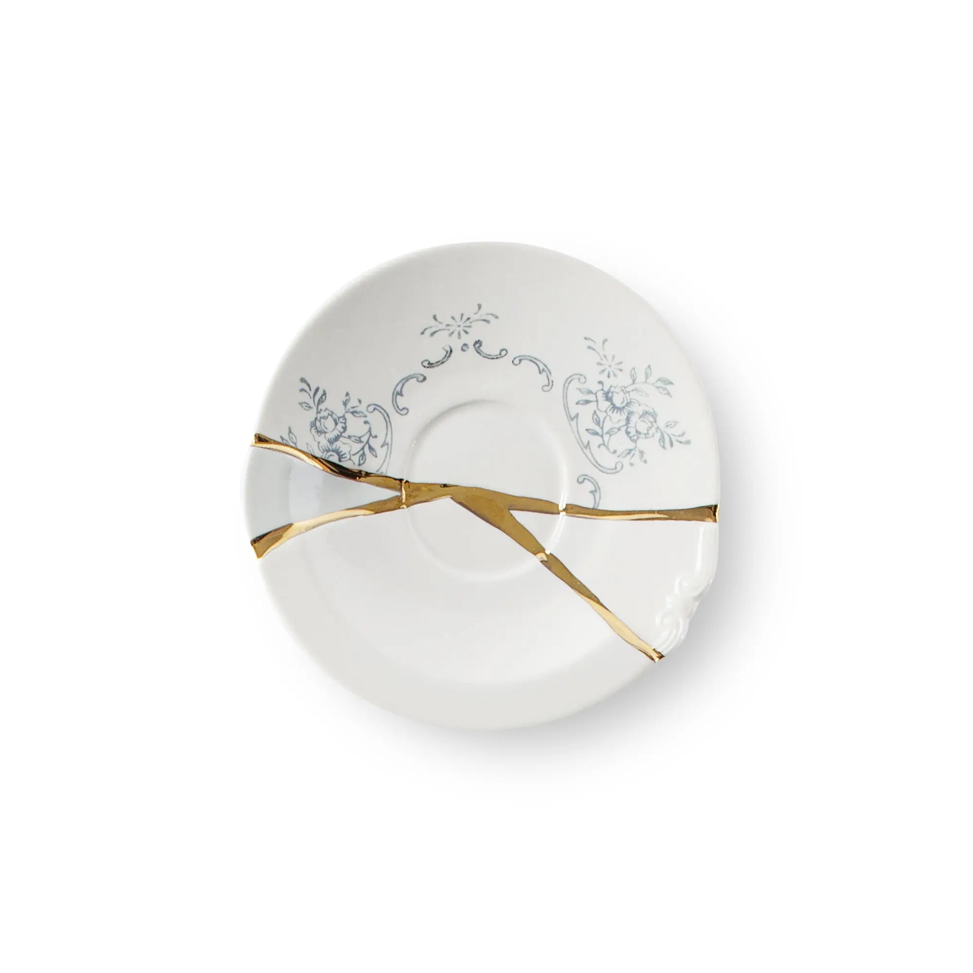 Kintsugi Coffee Cup With Saucer Seletti