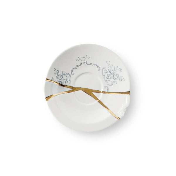 Kintsugi Coffee Cup With Saucer Seletti