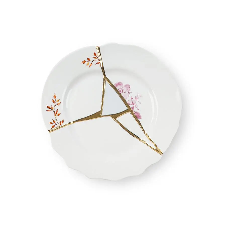 Kintsugi Dessert Plate Seletti