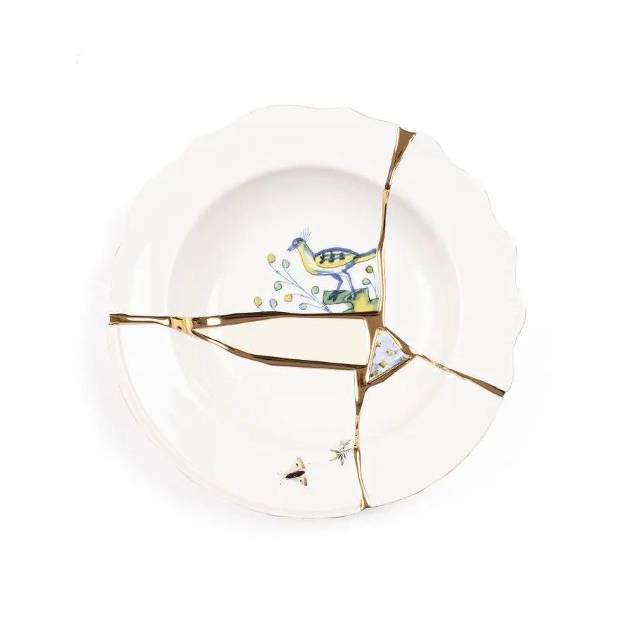 Kintsugi Soup Plate One Seletti
