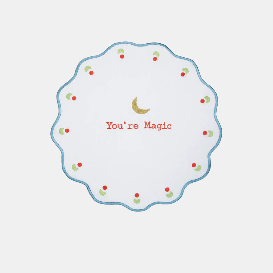 Mamma Mia Embroidered Placemat Rim Amprio Milano