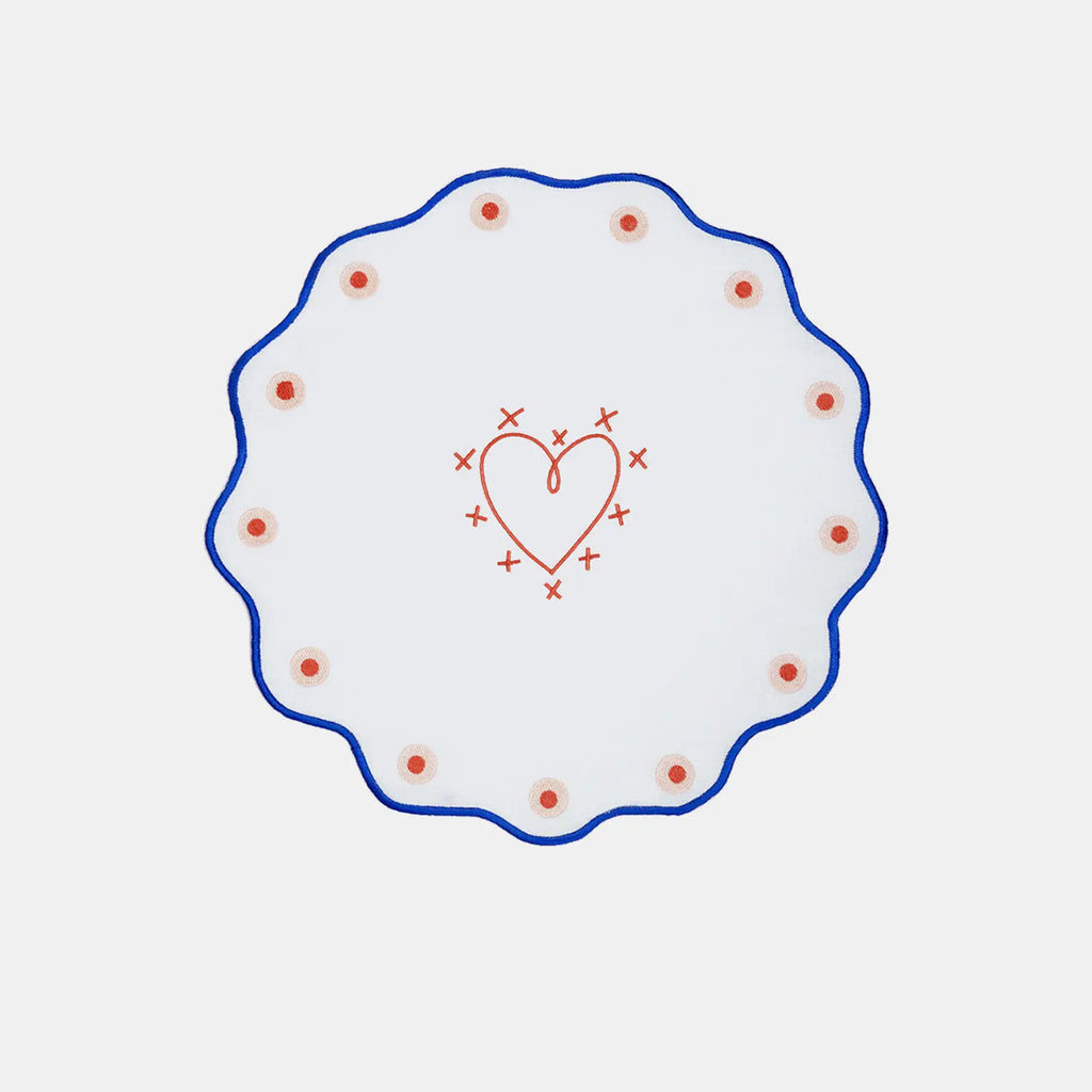 Mamma Mia Embroidered Placemat Rim Amprio Milano