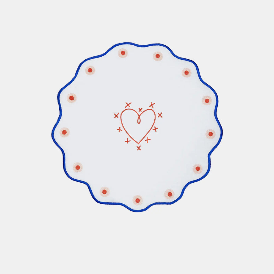 Mamma Mia Embroidered Placemat Rim Amprio Milano